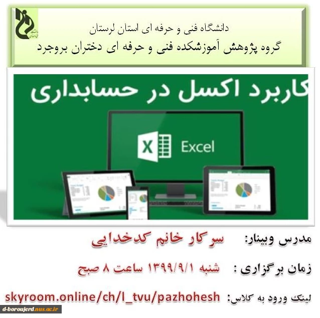 وبینار کاربرد اکسل در حسابداری 2