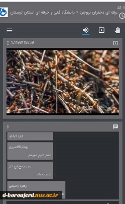 به گزارش روابط عمومی آموزشکده فنی و حرفه ای دختران بروجرد به مناسبت هفته قرآن و عترت وبیناری با عنوان تفسیر آیات سوره انفال توسط استاد گرامی خانم دکتر شجاعی برگزار گردید.   2