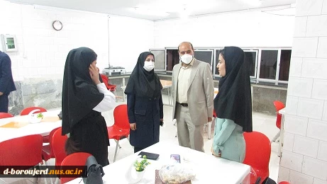 بازدید دکتر حمیدی  ازآموزشکده و  خوابگاه دانشجویی فنی و حرفه‌ای دختران بروجرد 3