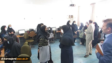 بازدید دکتر حمیدی  ازآموزشکده و  خوابگاه دانشجویی فنی و حرفه‌ای دختران بروجرد 7