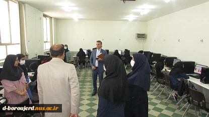 بازدید دکتر حمیدی  ازآموزشکده و  خوابگاه دانشجویی فنی و حرفه‌ای دختران بروجرد 9