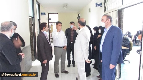 بازدید دکتر حمیدی  ازآموزشکده و  خوابگاه دانشجویی فنی و حرفه‌ای دختران بروجرد 10