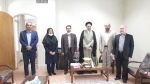 دیدار سرپرست  دانشگاه فنی و حرفه ای استان لرستان و سرپرست دانشکده فنی دختران بروجرد با امام جمعه محترم بروجرد 2