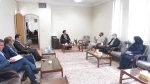 دیدار سرپرست  دانشگاه فنی و حرفه ای استان لرستان و سرپرست دانشکده فنی دختران بروجرد با امام جمعه محترم بروجرد 3