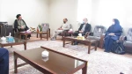 دیدار سرپرست  دانشگاه فنی و حرفه ای استان لرستان و سرپرست دانشکده فنی دختران بروجرد با امام جمعه محترم بروجرد 4