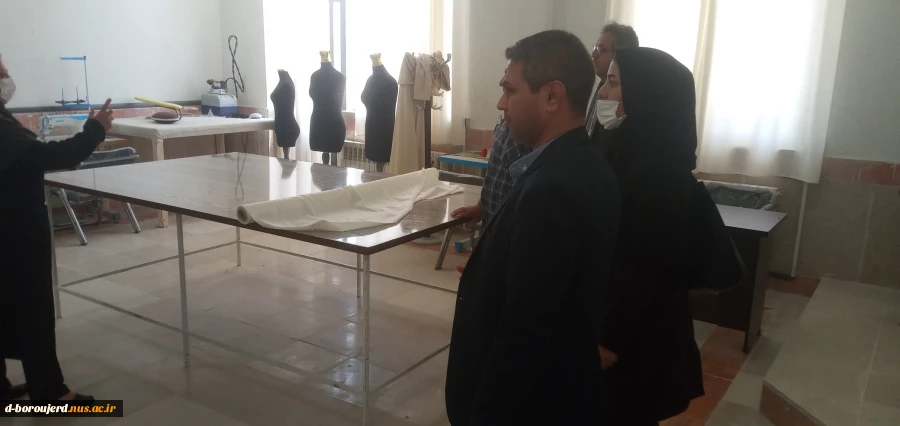 بازدید  مشاور مدیر عامل کارخانجات نساجی بروجرد 3