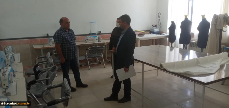 بازدید  مشاور مدیر عامل کارخانجات نساجی بروجرد 5