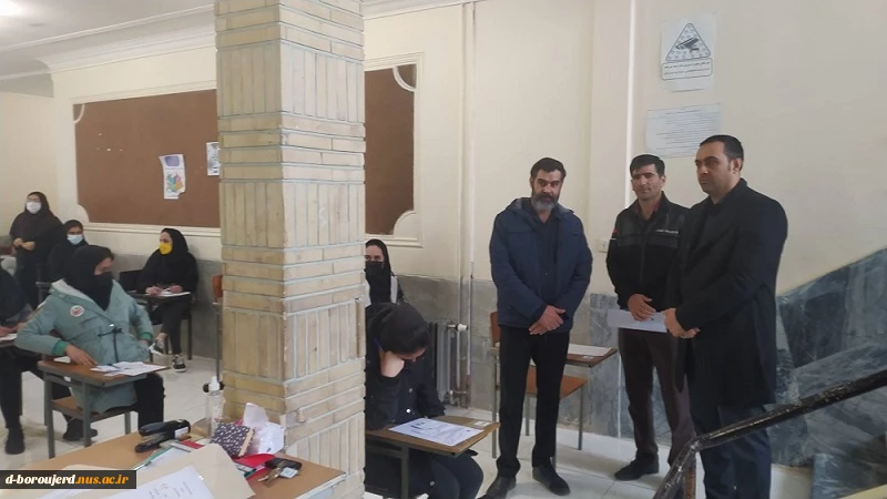 بازدید از برگزاری امتحانات پایان ترم نیمسال اول سال تحصیلی 1401 3