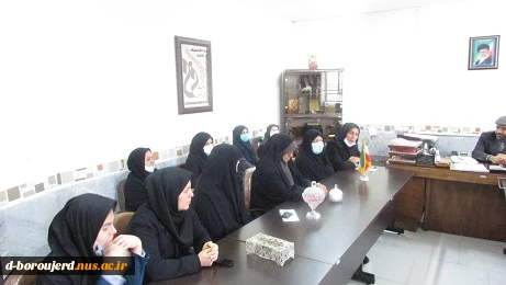 بازدید مدیرکل حراست دانشگاه فنی و حرفه ای و هیئت همراه از آموزشکده فنی و حرفه‌ای دختران بروجرد 2