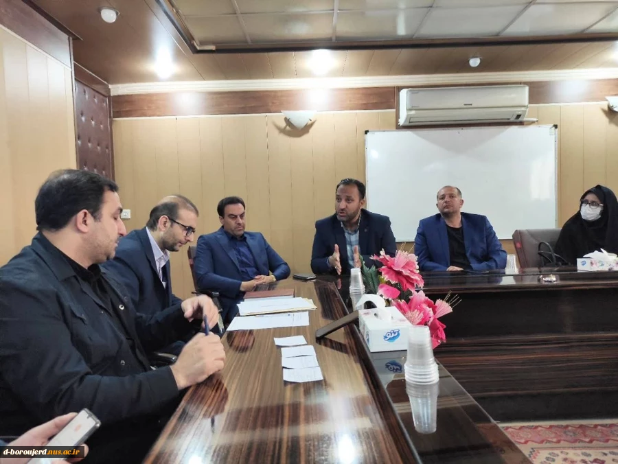 نشست معاون استاندار لرستان و فرماندار بروجرد با روسای دانشگا‎هها و مؤسسات آموزشی شهرستان بروجرد 5