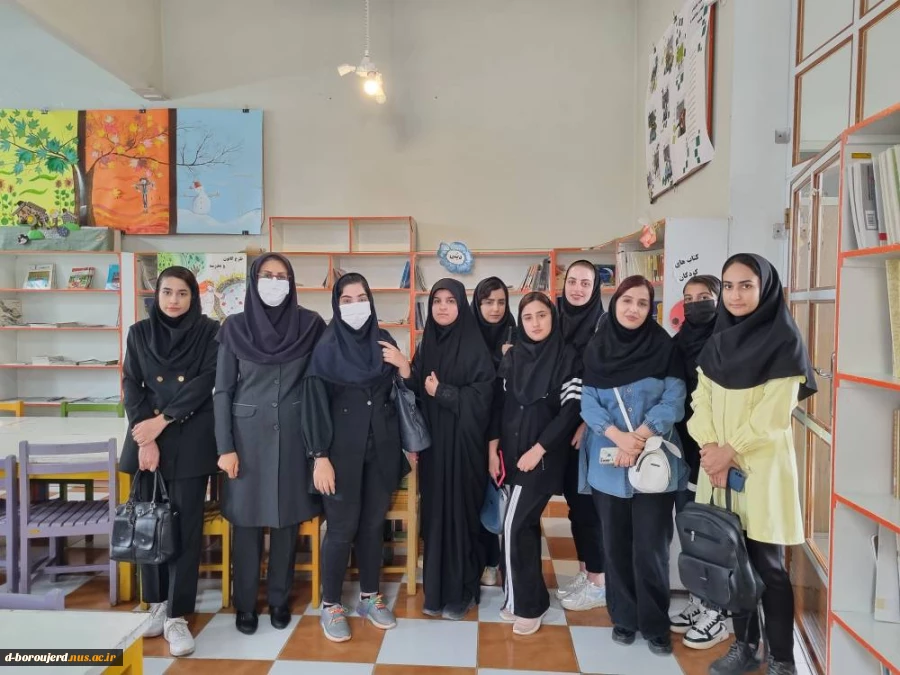 بازدید دانشجویان رشته تربیت کودک از کانون فرهنگی هنری شماره ۳ شهرستان بروجرد  5