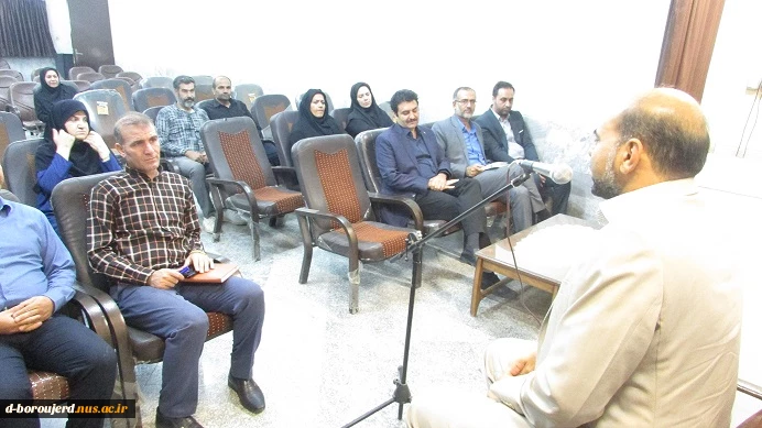 بازدید جناب آقای دکتر حمیدی ریاست محترم دانشگاه فنی و حرفه‌ای استان لرستان و هئیت محترم همراه از آموزشکده وخوابگاه دختران بروجرد  3