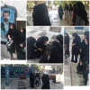 مراسم غبار روبی مزار مطهر شهدا  با حضور مسئولین و دانشجویان آموزشکده دختران بروجرد 3