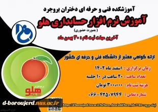 دوره حضوری آموزش نرم افزار حسابداری هلو  2