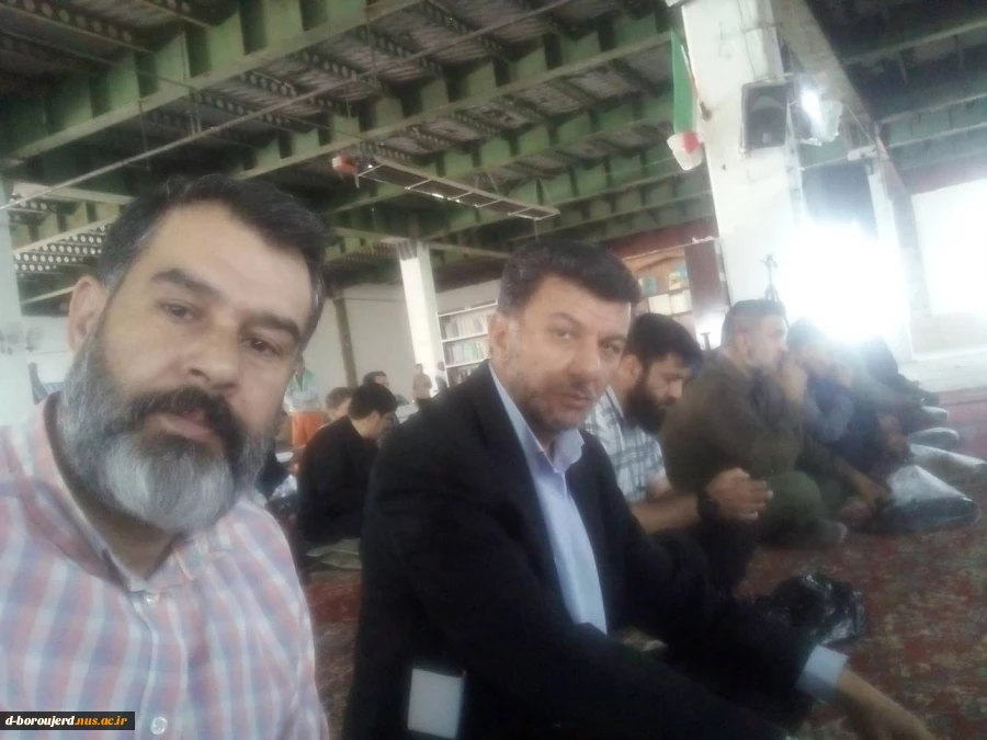 مراسم عزاداری سیدالشهداء خدمت ، یار محرومان حضرت آیت الله سید ابراهیم رئیسی و هیات همراه درمصلی  امام خمینی بروجرد (ره)برگزار شد 2