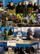 بازدید دانشجویان به همراه رییس و معاون آموزشکده ملی مهارت دختران بروجرد  از نمایشگاه هفته پژوهش و فناوری واقع در دانشگاه لرستان 5