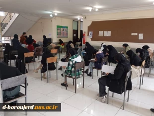 بازدید دکتر پیرحیاتی رئیس آموزشکده ملی مهارت دختران بروجرد از حوزه امتحانات 6