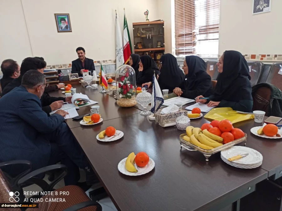 بازدید رئیس دانشگاه ملی مهارت استان لرستان جناب آقای دکتر کیوان مرادی پوراز آموزشکده دختران بروجرد 4