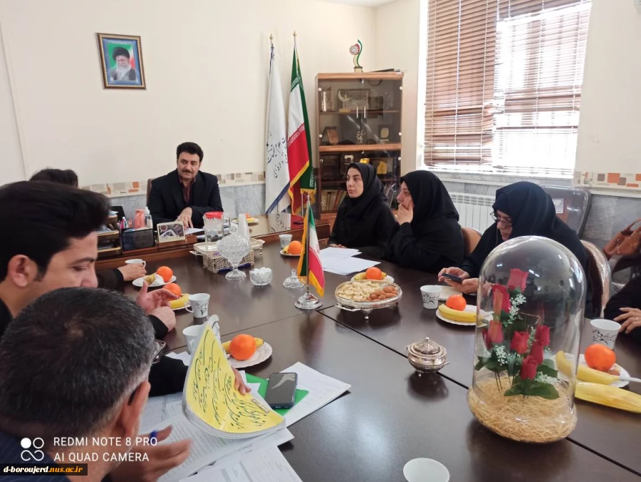 بازدید رئیس دانشگاه ملی مهارت استان لرستان جناب آقای دکتر کیوان مرادی پوراز آموزشکده دختران بروجرد 5