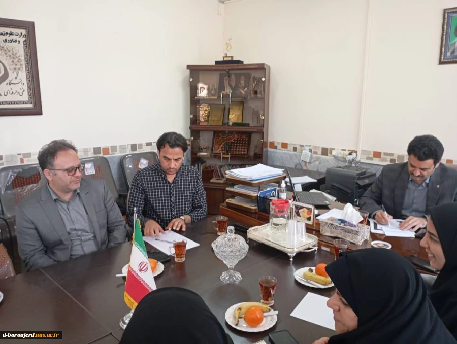 بازدید دکتر مهرداد احمدی معاون محترم پژوهش و فناوری دانشگاه ملی مهارت از آموزشکده ملی مهارت پسران بروجرد 2